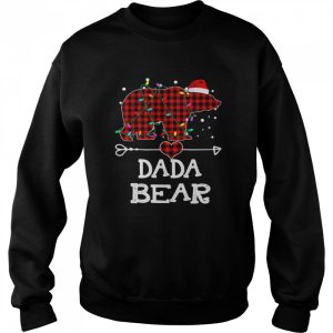 Dada Bear Shirt Red Buffalo Plaid Dada Bear Pajama Shirt 4