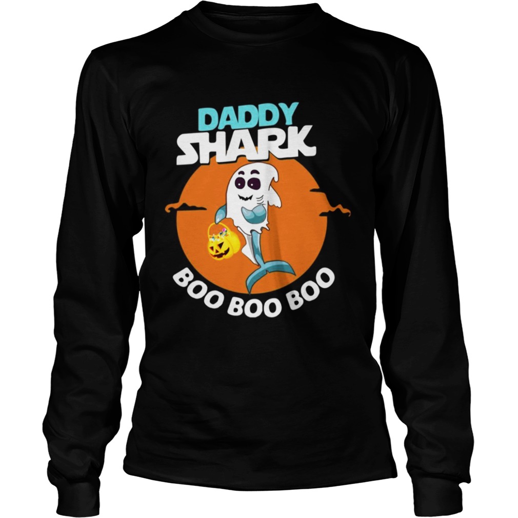 Daddy shark ghost boo boo boo Halloween shirt Daddy shark ghost boo boo boo Halloween shirt