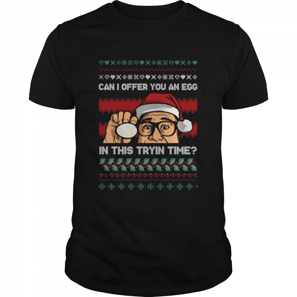 Danny Devito can I offer you an egg in this trying time Christmas 2022 shirt Danny Devito can I offer you an egg in this trying time Christmas 2022 shirt