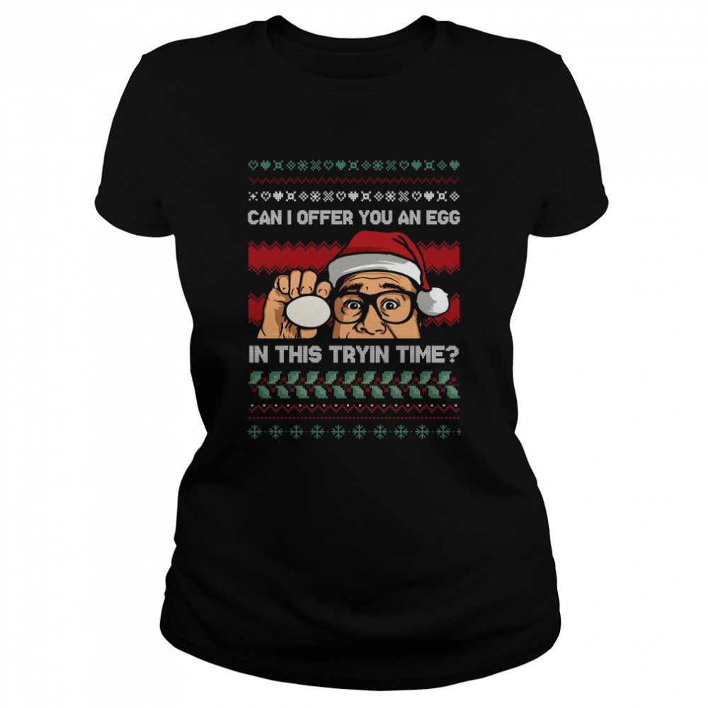 Danny Devito can I offer you an egg in this trying time Christmas 2022 shirt Danny Devito can I offer you an egg in this trying time Christmas 2022 shirt