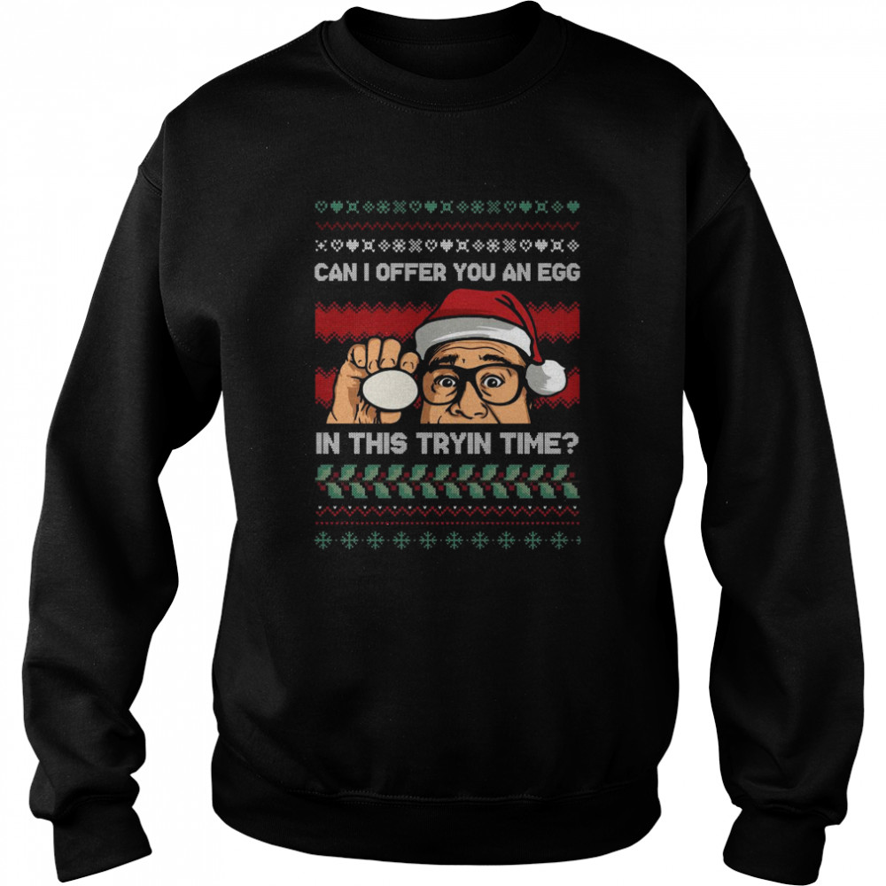 Danny Devito can I offer you an egg in this trying time Christmas 2022 shirt Danny Devito can I offer you an egg in this trying time Christmas 2022 shirt
