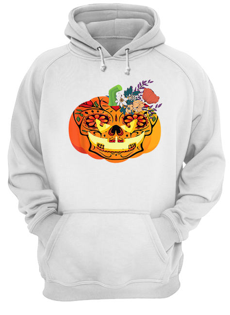 Day of the Dead Sugar skull in Pumpkin Halloween shirt Day of the Dead Sugar skull in Pumpkin Halloween shirt