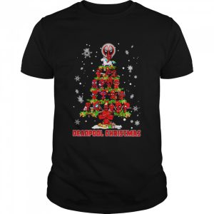 Deadpool chibi Christmas tree shirt