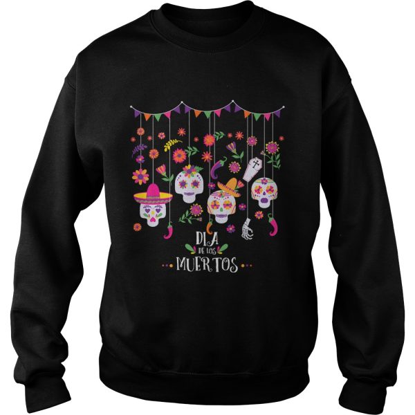 Dia De Los Muertos Funny Day of the dead Hanging skulls TShirt