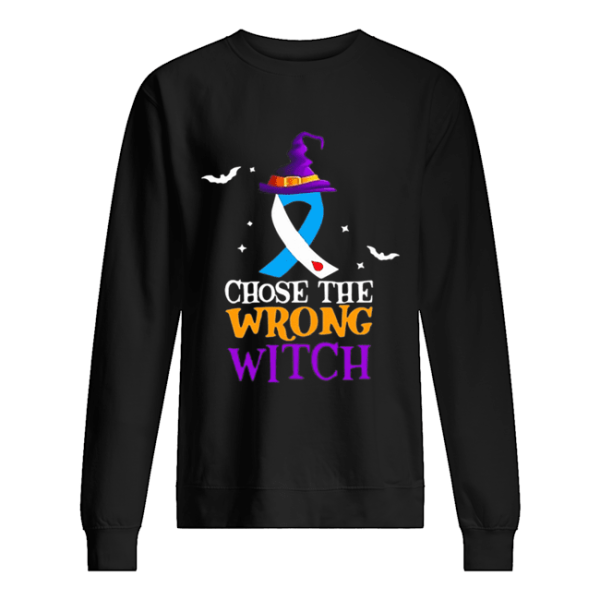 Diabetes Choose The Wrong Witch Halloween shirt