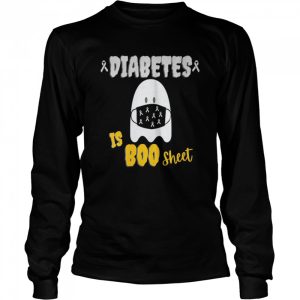 Diabetes Is Boo Sheet Funny Halloween Diabetes Awareness shirt