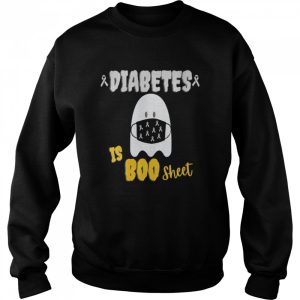 Diabetes Is Boo Sheet Funny Halloween Diabetes Awareness shirt