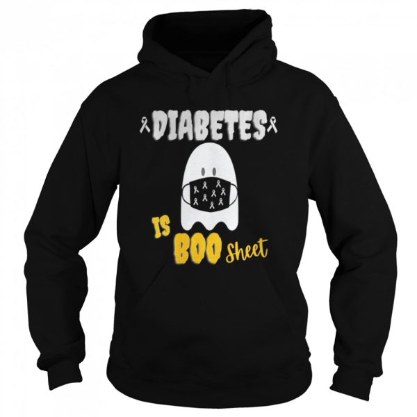 Diabetes Is Boo Sheet Funny Halloween Diabetes Awareness shirt