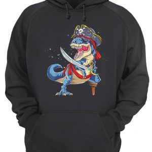 Dinosaur T rex Pirate Jolly Roger Halloween Gifts shirt 3