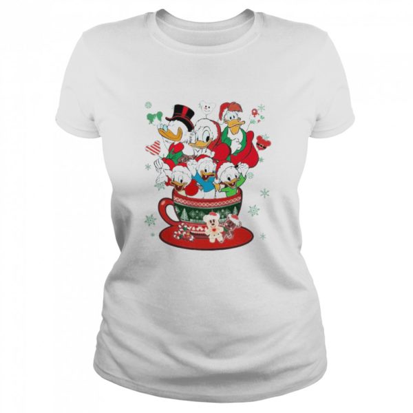 Disney Ducktales Christmas Coffee Cup Balloon shirt