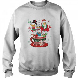 Disney Ducktales Christmas Coffee Cup Balloon shirt 4 1