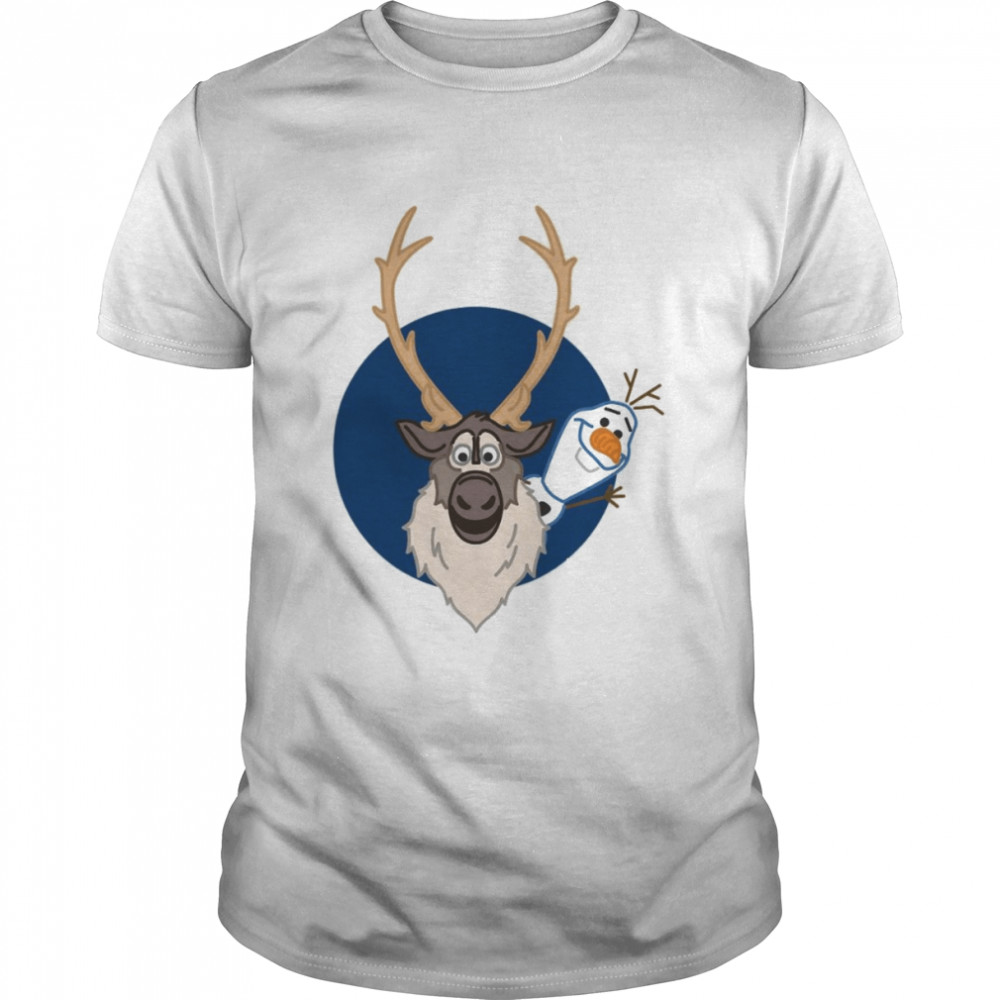 Disney Frozen 2 Olaf and Sven Christmas T-Shirt Disney Frozen 2 Olaf and Sven Christmas T-Shirt