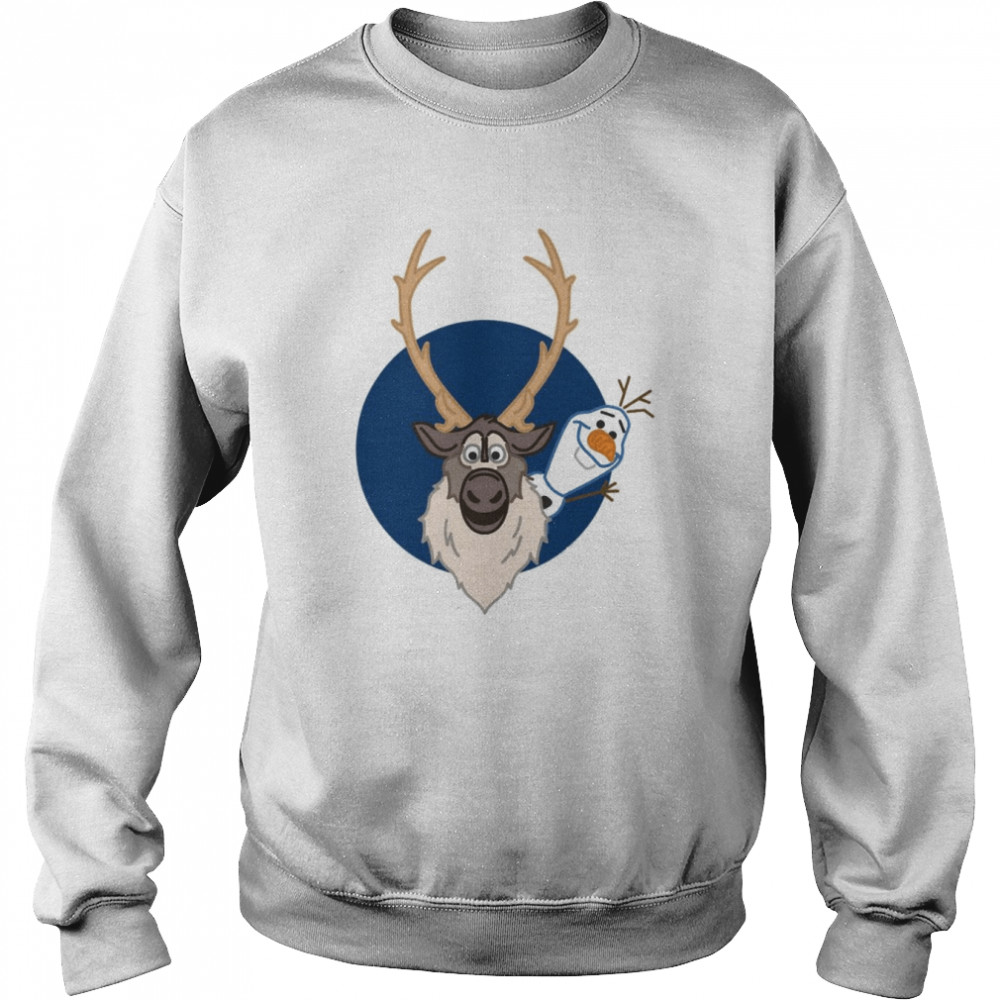 Disney Frozen 2 Olaf and Sven Christmas T-Shirt Disney Frozen 2 Olaf and Sven Christmas T-Shirt