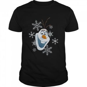Disney Frozen Olaf Smile Snowflake Christmas T Shirt 1