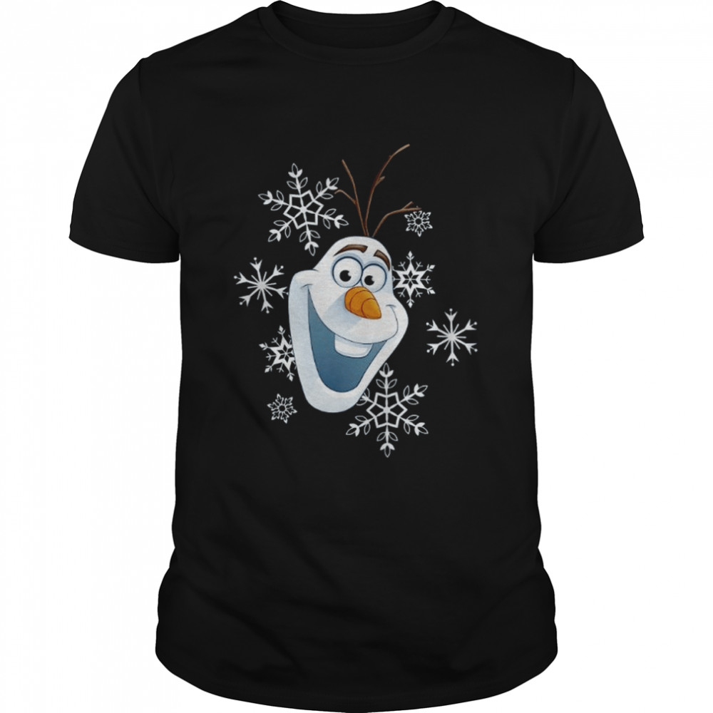 Disney Frozen Olaf Smile Snowflake Christmas T-Shirt Disney Frozen Olaf Smile Snowflake Christmas T-Shirt