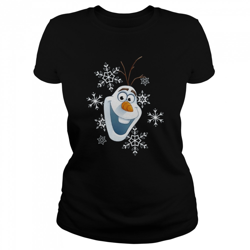 Disney Frozen Olaf Smile Snowflake Christmas T-Shirt Disney Frozen Olaf Smile Snowflake Christmas T-Shirt