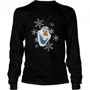 Disney Frozen Olaf Smile Snowflake Christmas T Shirt 3