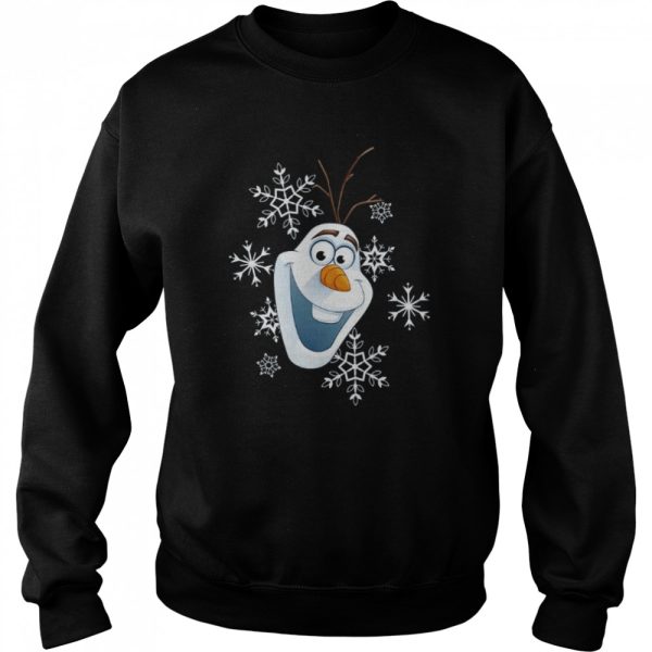 Disney Frozen Olaf Smile Snowflake Christmas T-Shirt