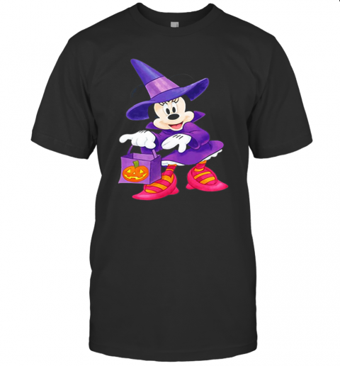Disney Minnie Mouse Trick Or Treating Halloween T-Shirt Disney Minnie Mouse Trick Or Treating Halloween T-Shirt