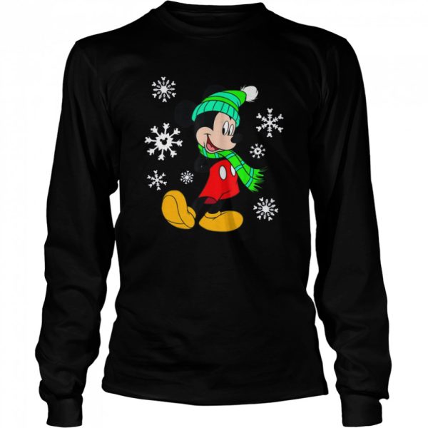 Disney Mouse Holiday Snowflakes Portrait Christmas shirt