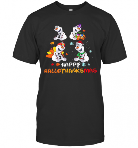 Disney Olaf Happy Hallothanksmas T-Shirt Disney Olaf Happy Hallothanksmas T-Shirt