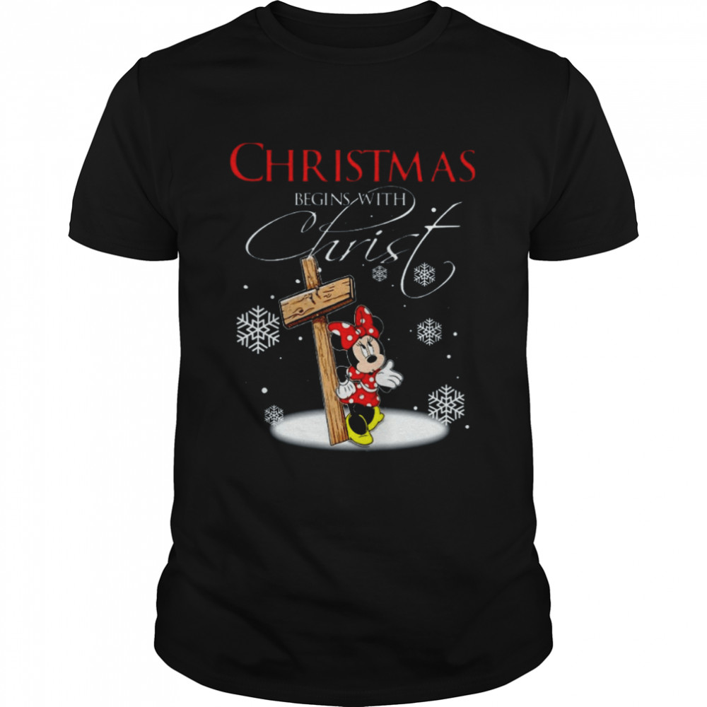 Disney Santa Minnie Mouse Christmas T-Shirt Disney Santa Minnie Mouse Christmas T-Shirt