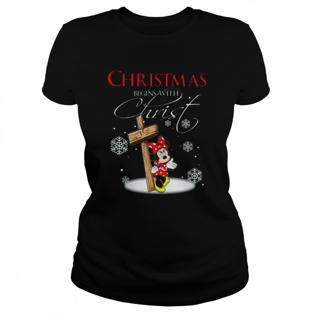 Disney Santa Minnie Mouse Christmas T-Shirt Disney Santa Minnie Mouse Christmas T-Shirt