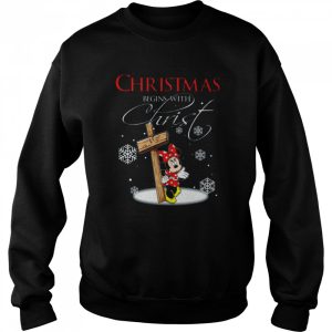 Disney Santa Minnie Mouse Christmas T Shirt 4