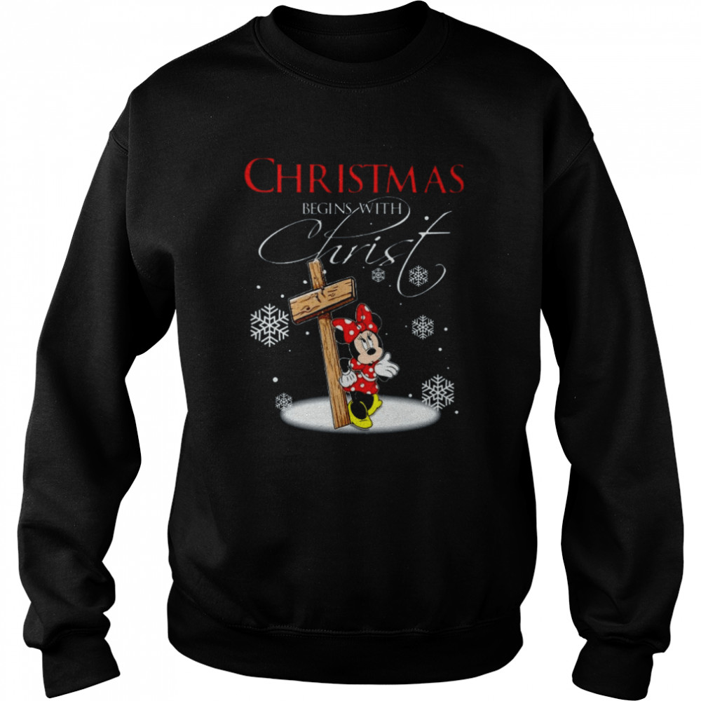 Disney Santa Minnie Mouse Christmas T-Shirt Disney Santa Minnie Mouse Christmas T-Shirt