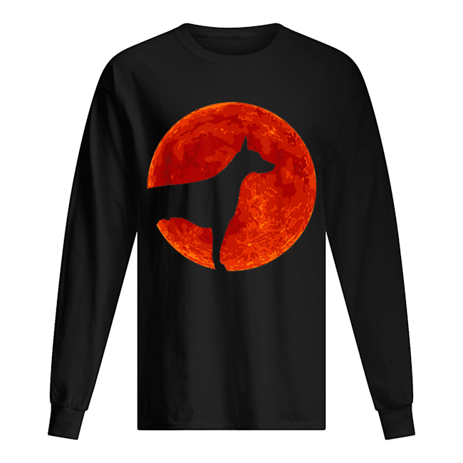 Doberman Dog Lover Red Moon Halloween shirt Doberman Dog Lover Red Moon Halloween shirt