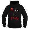 Dog Pug Clown Halloween shirt
