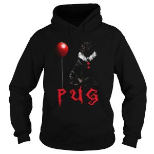 Dog Pug Clown Halloween shirt