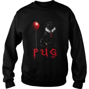 Dog Pug Clown Halloween shirt