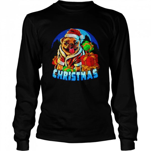 Dog Santa Pajama Christmas shirt