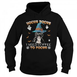 Dog hocus pocus i need coffee to focus halloween shirt 3