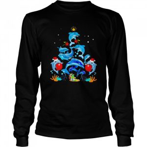 Dolphin Merry Christmas shirt 3
