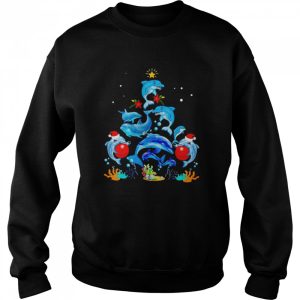 Dolphin Merry Christmas shirt 4