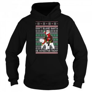 Don't Blame Santa He Voted for Trump Xmas shirt 5
