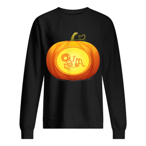Don’t Eat Pumpkin Seeds Baby Skeleton Pregnancy Halloween shirt