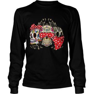 Don’t miss this deal on three skull floral shirt