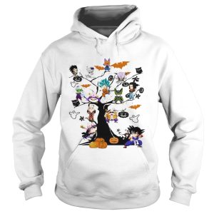 Dragon Ball Character on the tree Halloween shirt