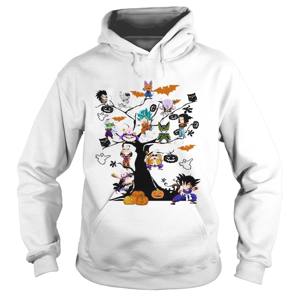 Dragon Ball Character on the tree Halloween shirt Dragon Ball Character on the tree Halloween shirt