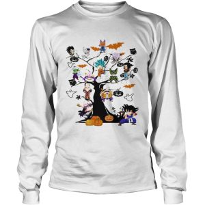 Dragon Ball Character on the tree Halloween shirt