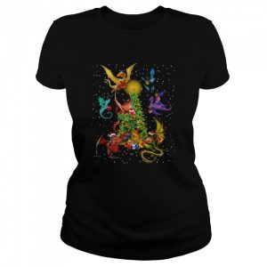 Dragons Around Christmas Tree Sweater T-shirt