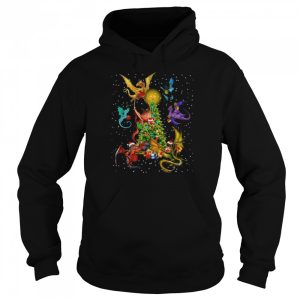 Dragons Around Christmas Tree Sweater T shirt 5