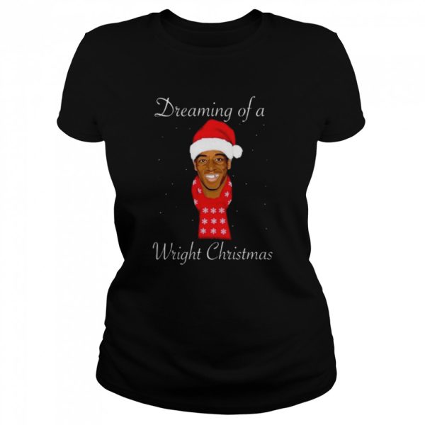 Dreaming Of A Wright Christmas Football 2022 shirt