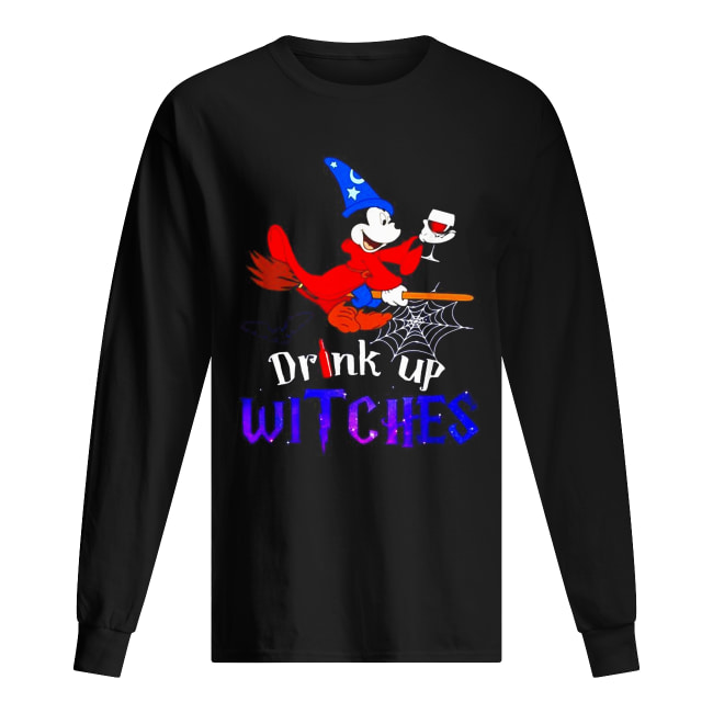 Drink up Witches Mickey Mouse wine Halloween shirt Drink up Witches Mickey Mouse wine Halloween shirt