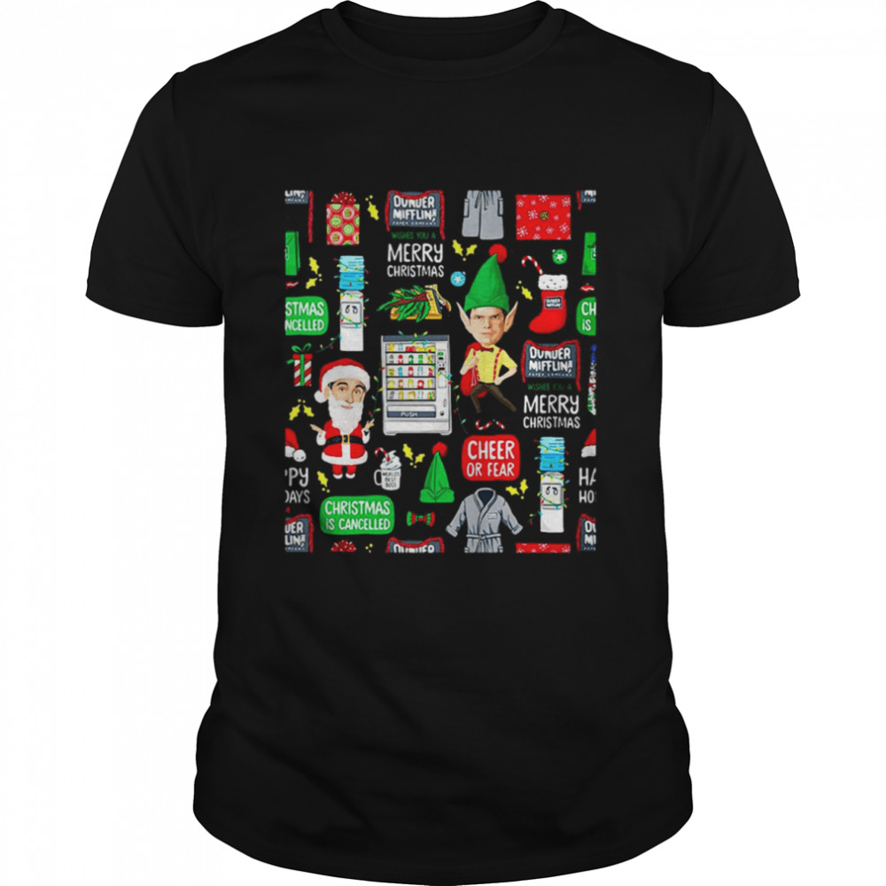 Dunder Christmas The Office Christmas Sweater T-shirt Dunder Christmas The Office Christmas Sweater T-shirt