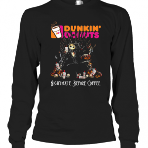 Dunkin’ Donuts Nightmare Before Coffee King Jack Skellington T-Shirt