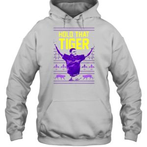 Ed Orgeron Hold That Tiger Christmas shirt 5